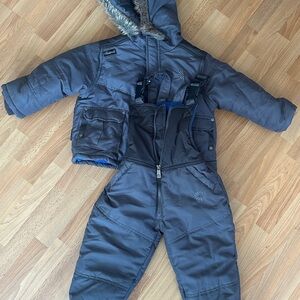 Akademiks Gray Insulated Snow Pants